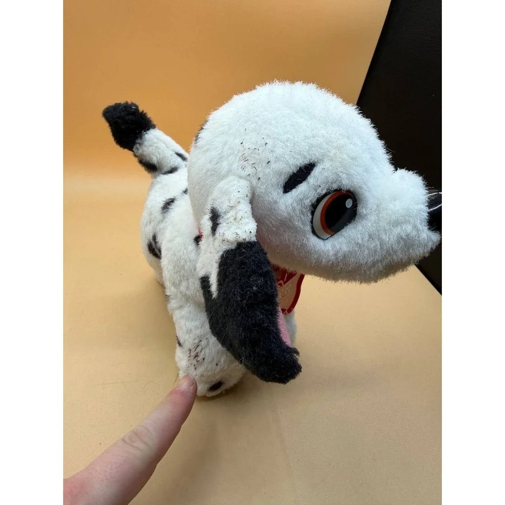 Vintage‎ Disney 101 Dalmatians DIPSTICK Plush WAGGING TAIL Puppy Dog Mattel 1996